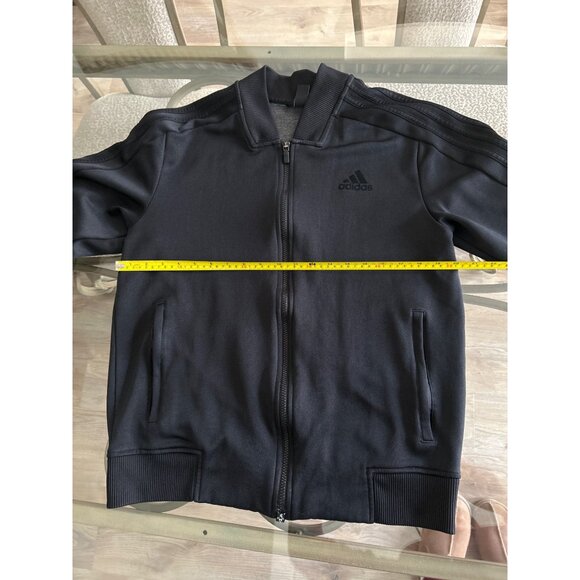 Adidas Mens Black Full-Zip Jacket Size L - Picture 5 of 6